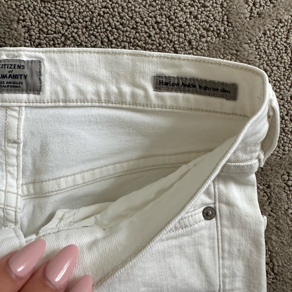 Citizens of Humanity White Jeans - Picture 4 of 6